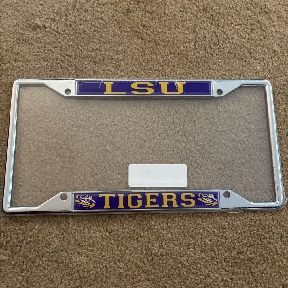 Louisiana State University LSU Tigers License Plate Frame *New*